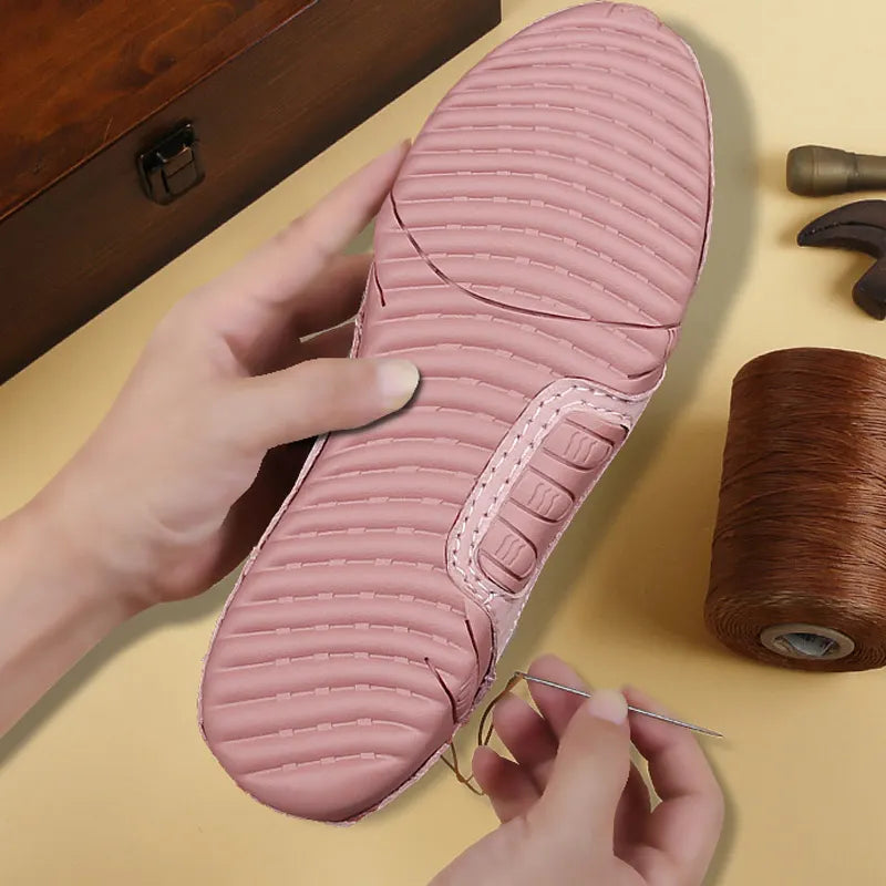 Hand Stitched Leather Women Shoes