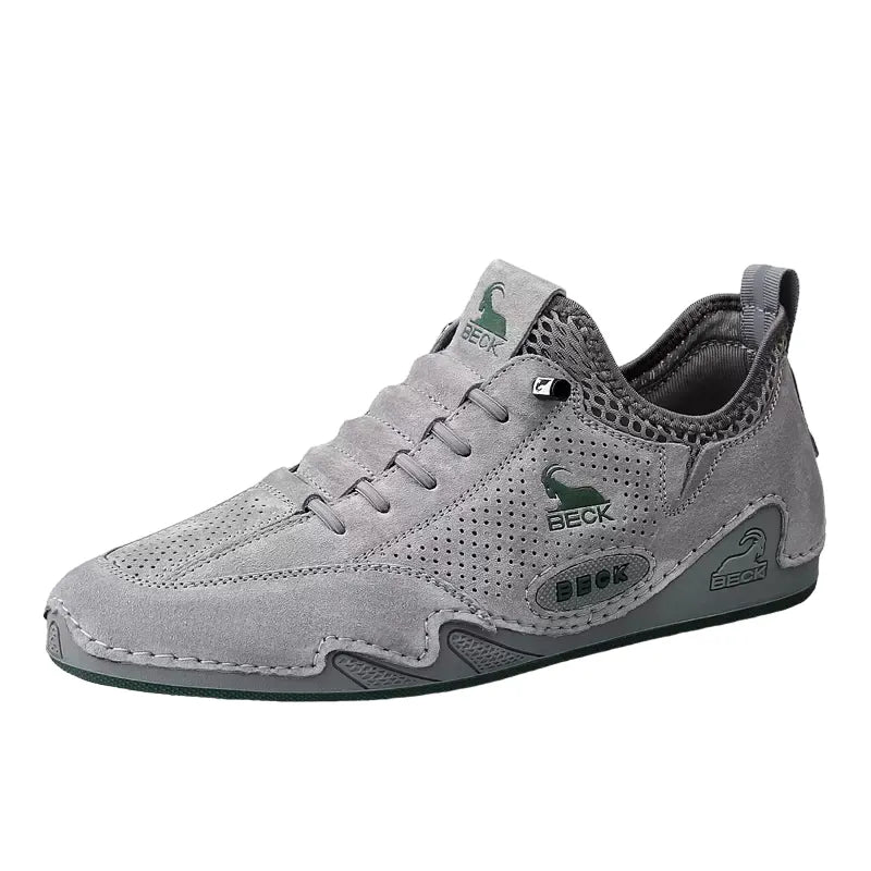 Breathable Leather Soft Soled Outdoor Men's Sneaker