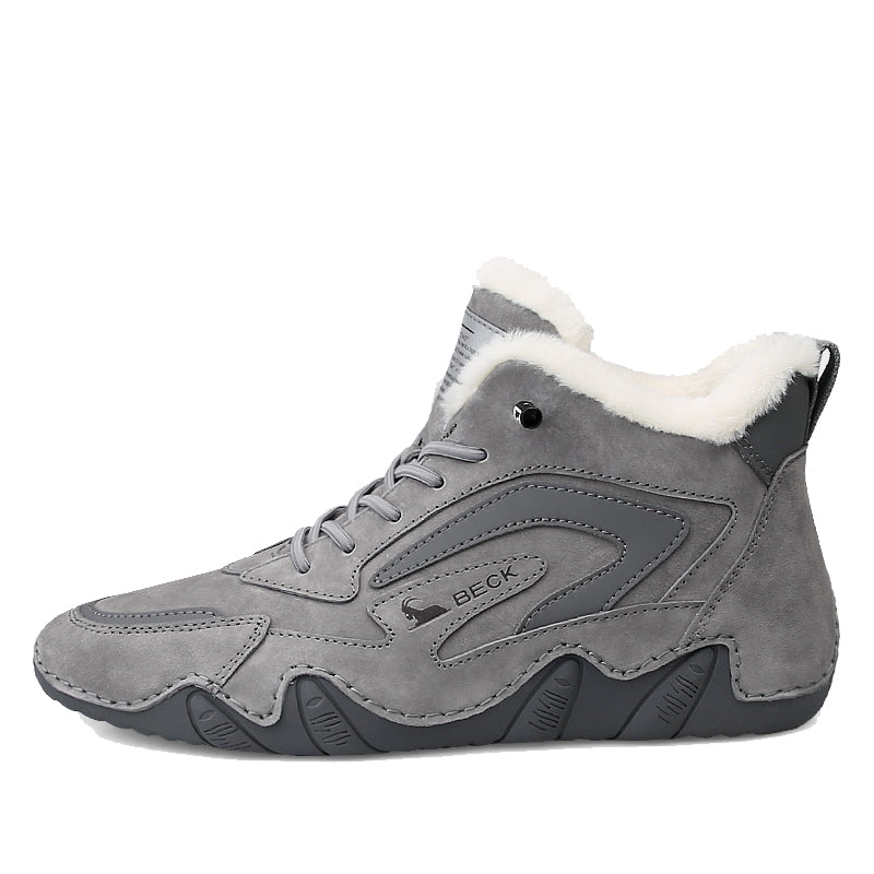 Genuine Leather Athletic Casual Short Boots