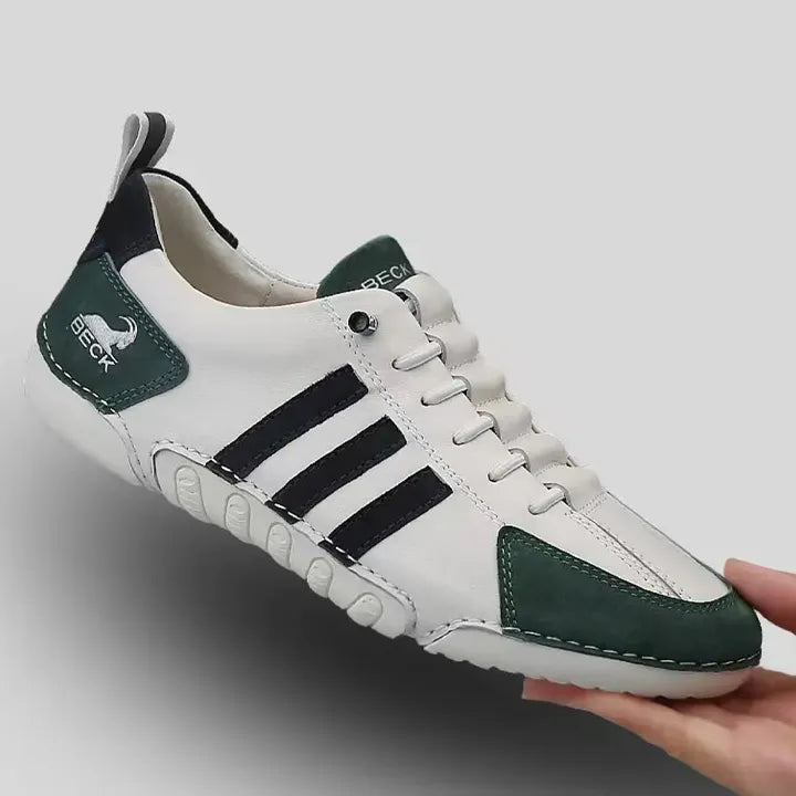 New Genuine Leather Fashionable Men's Casual Travel Shoes