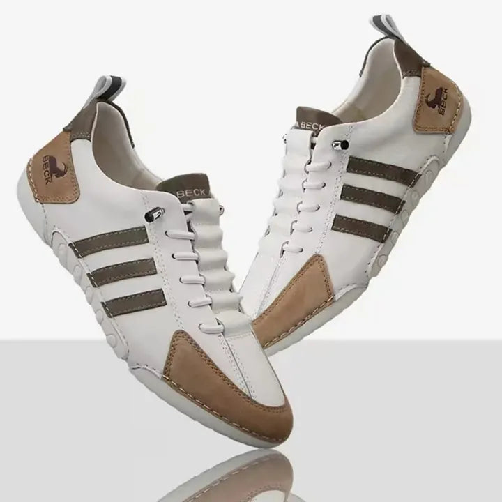 New Genuine Leather Fashionable Men's Casual Travel Shoes