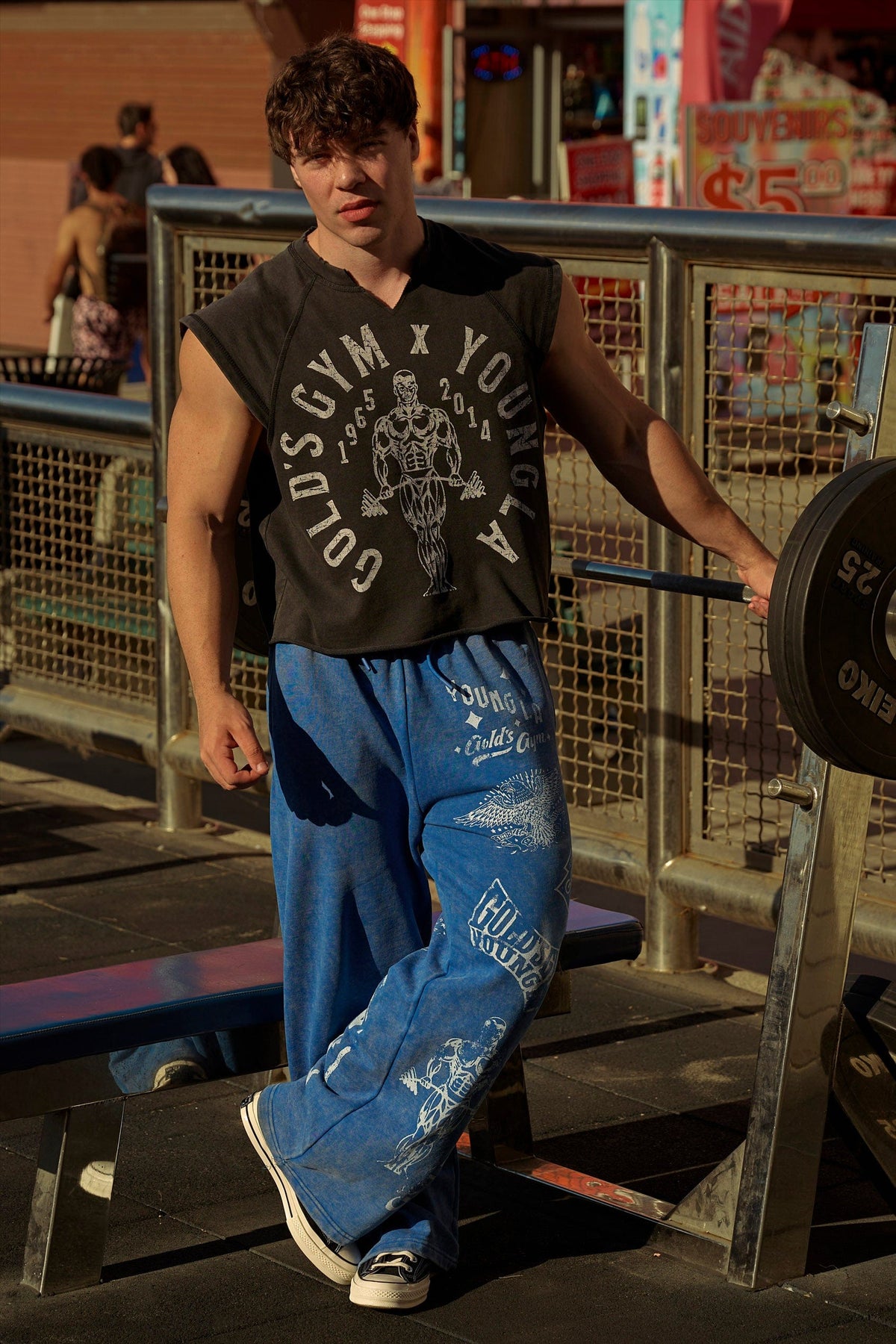 5069 - Golds Gym Vintage Cut Offs