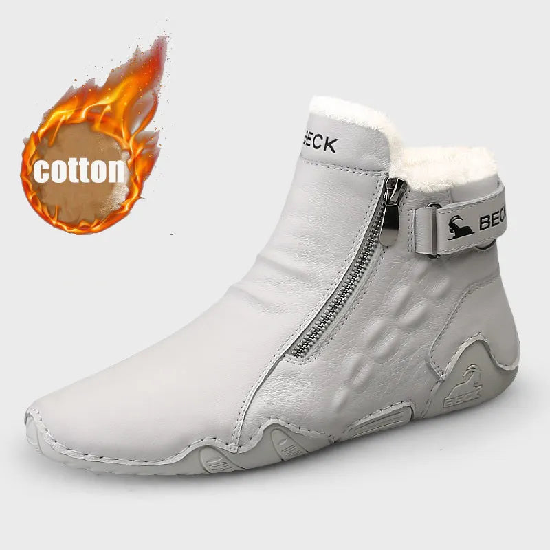 Alligator Leather High-top Casual Shoes