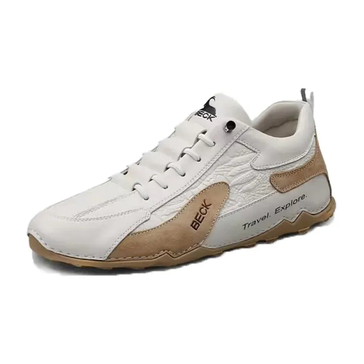 Cowhide Comfortable Breathable Trendy Versatile Sneakers