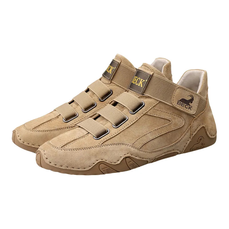 Handmade Breathable Cowhide Casual Shoes Warm Boots