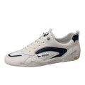 Handmade Casual Skate Shoes Mesh And Leather Two Styles