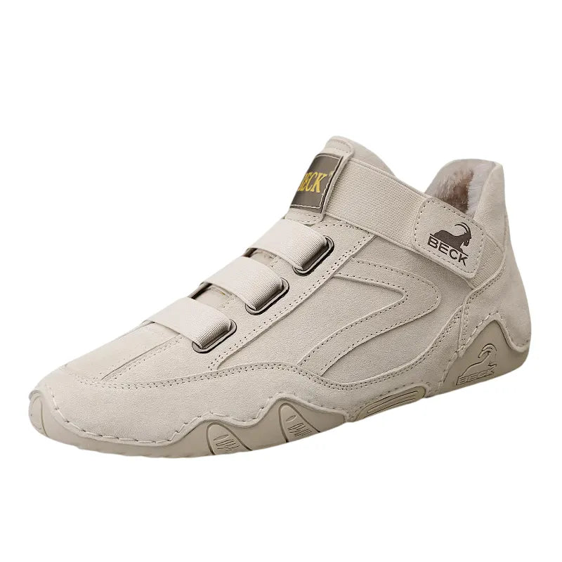 Handmade Breathable Cowhide Casual Shoes Warm Boots